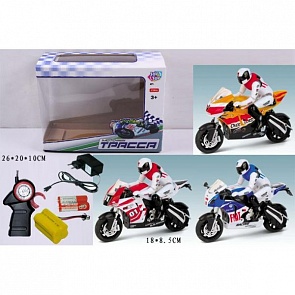 Мотоцикл с мотоциклистом на радиоуправлении (Joy Toy, B904-H08538sim)